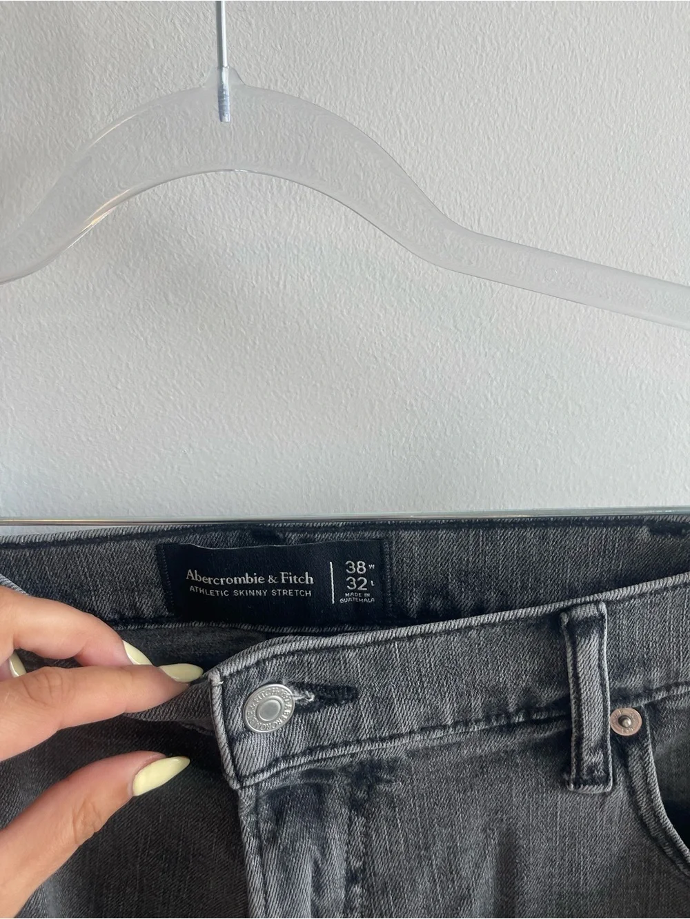Abercrombie & Fifth Athletic Skinny Strecth Grey Jeans
